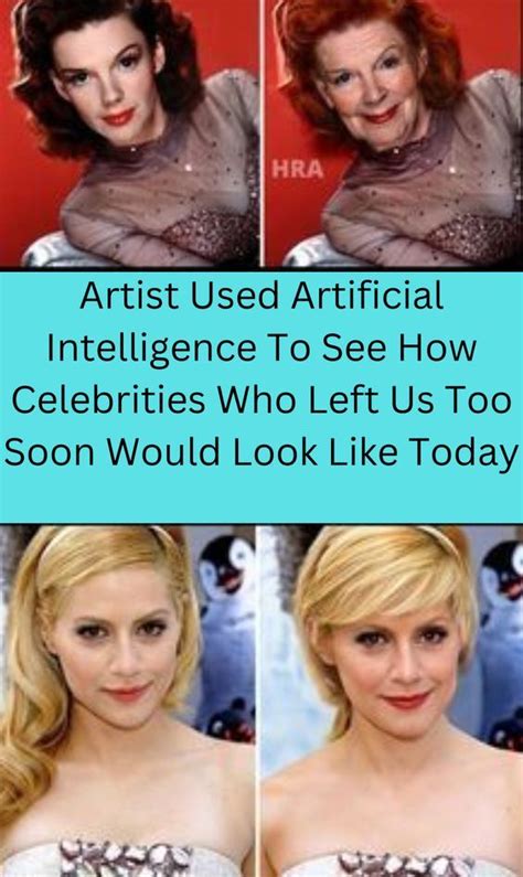 Artist used artificial intelligence to see how celebrities who left us too soon would look like ...