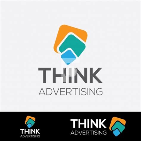 Think Advertising Design Agency Logo - Readymade Company Logo Te - Logo ...