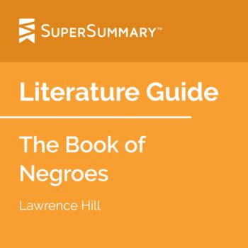 The Book of Negroes Literature Guide by SuperSummary | TpT