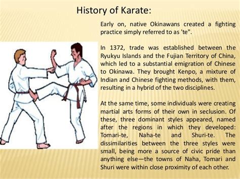 history of karate summary Karate history japanese okinawa