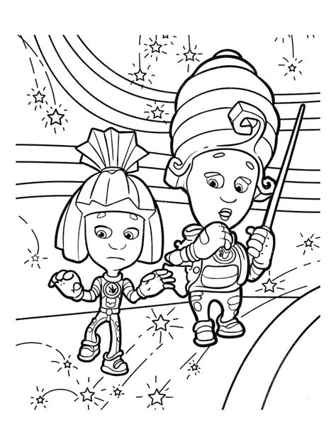 Simka and Masiya Coloring Page - Free Printable Coloring Pages for Kids