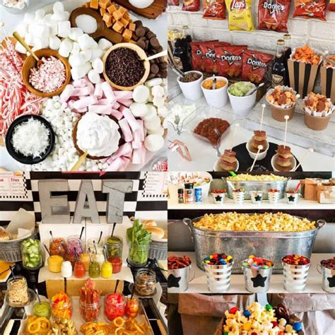 35 Food Bar Ideas for Parties - Hairs Out of Place