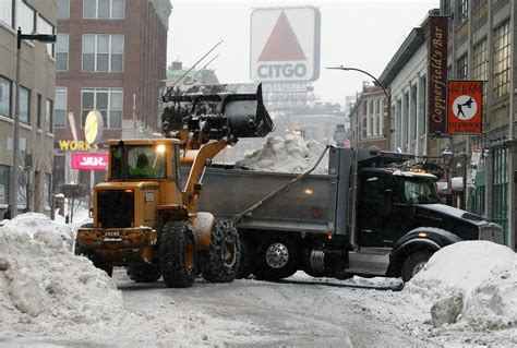 Heavy snow, dangerous winds slam New England yet again