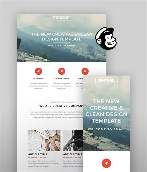 Best Mailchimp Templates to Level Up Your Business Email Newsletter 2021 | Email newsletter ...