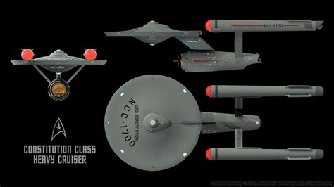 Constitution Class Starship - Schematics 03 by Ravendeviant on DeviantArt