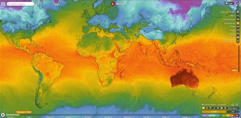 Interesting map showing the current temperatures around the globe : r/MapPorn