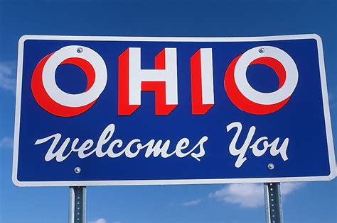 Which States Border Ohio? - WorldAtlas