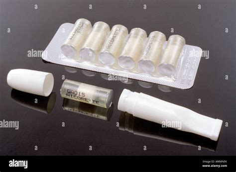 nicotine inhalator Stock Photo: 15298362 - Alamy