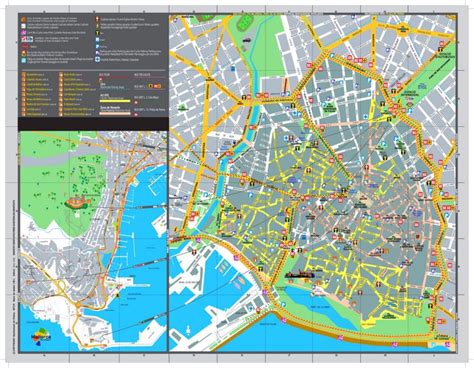 Palma de Mallorca tourist map