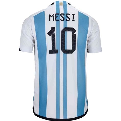 LIONEL MESSI Argentina Signed Soccer Football Jersey 2022 + Freegift ...