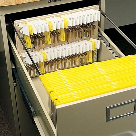 File Cabinet Key Rack | Key rack, Key tray, Key storage