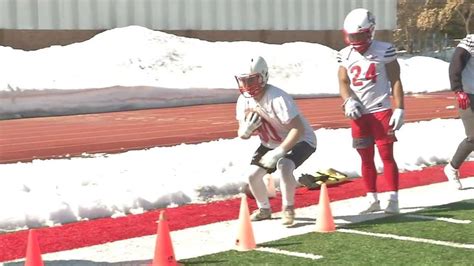 MSUM Football Holds First Spring Practice - KVRR Local News