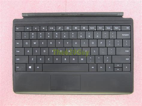 Microsoft Surface Keyboard Model 1535 Tablet Black Type Cover Windows ...