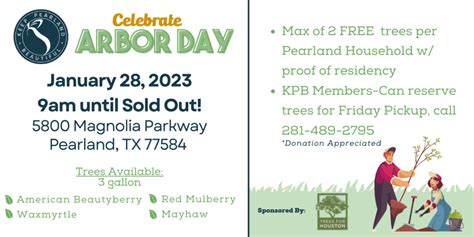 Arbor Day 2023 • Keep Pearland Beautiful