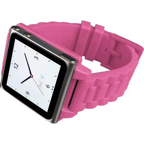 Hex Vision Plastic watch band for iPod nano Gen 6 HX1146-PINK