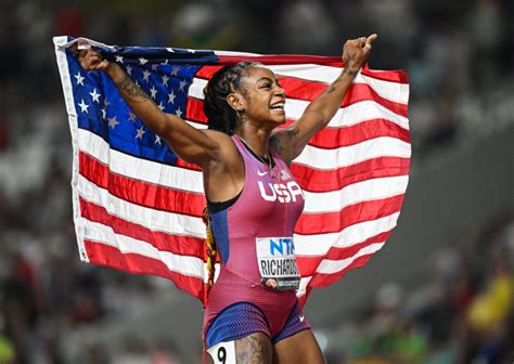 American sprinter Sha’Carri Richardson wins world championship 100 ...