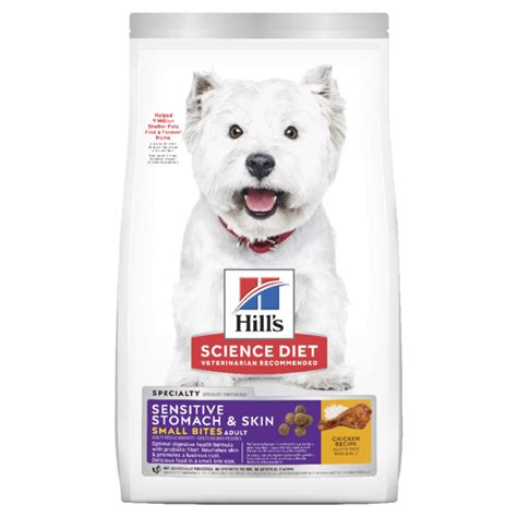 Buy Hills Science Diet Sensitive Skin Stomach Small Bites Adult Dry Dog ...