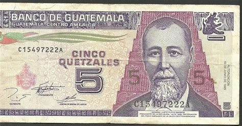 Mi colección de billetes: Guatemala