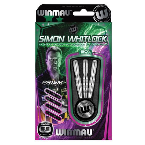 Simon Whitlock Polished Barrel Steel Tipped Darts | Home Leisure Direct