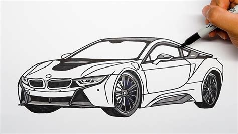 Share 88+ sketch of bmw car best - seven.edu.vn