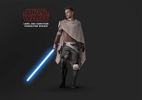 Character Design - Starwars Lone Jedi survivor on Behance | Star wars jedi, Star wars, Character ...