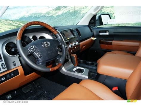 Red Rock Interior 2012 Toyota Tundra Platinum CrewMax 4x4 Photo ...