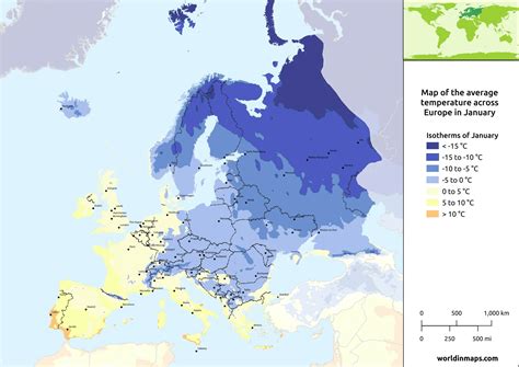 Climate of Europe - World in maps