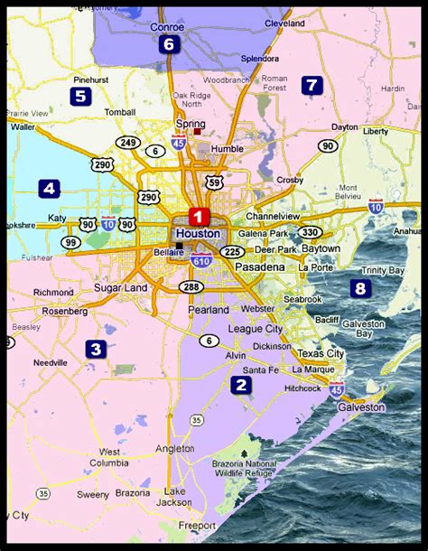 Map of Greater Houston (Where Are You?) by HoustonFurs -- Fur Affinity [dot] net