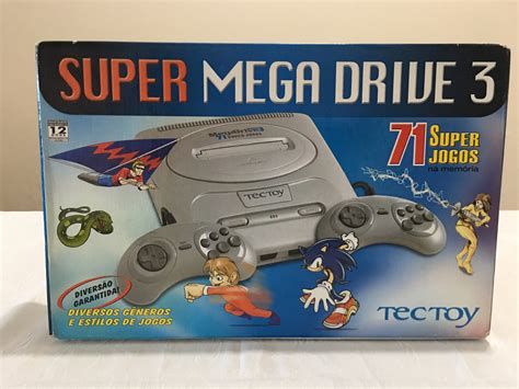 Super Mega Drive 3 com 71 jogos na memória - TecToy