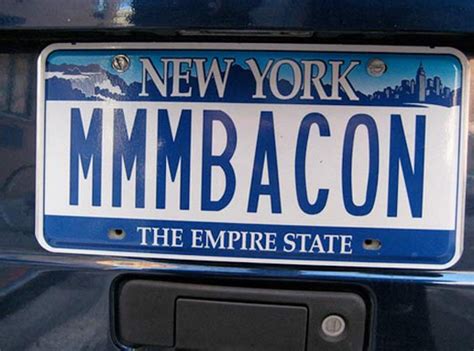 Funny Vanity License Plates: New York #mycrazyemail Funny License ...