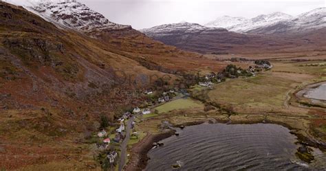 Achnasheen Scottish Highlands Aerial 1666 in Highland Council