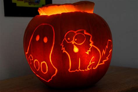 Simon's Cat Halloween Pumpkin 2014 by scarykurt on DeviantArt