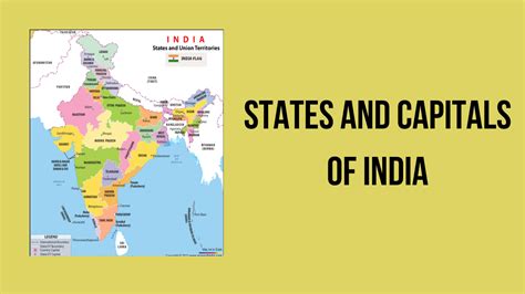 States And Capitals Of India List 2023, 28 States And 8 UT 2023