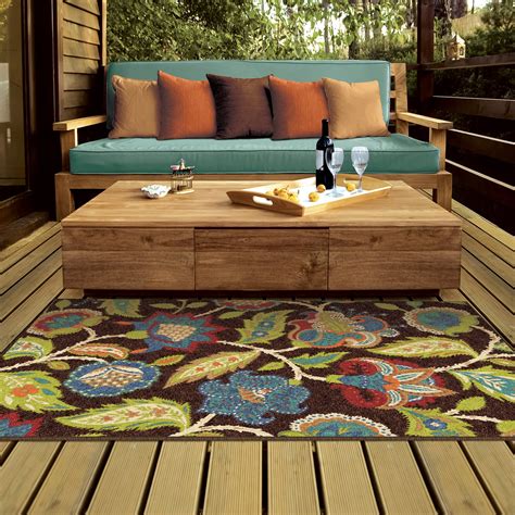 Threadbind Orwell Brown Indoor/Outdoor Area Rug & Reviews | Wayfair