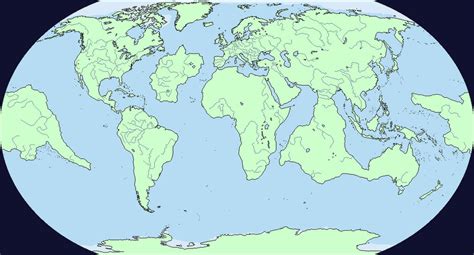 A world map including the major mythical lost... - Maps on the Web