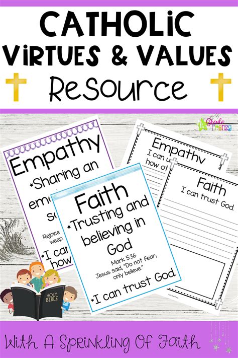 Catholic Virtues and Values Resource in 2021 | Character education ...