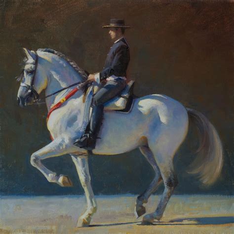 THE ART OF JAMES TENNISON: Spanish Horse and Rider | Horse painting, Horse oil painting, Horse ...