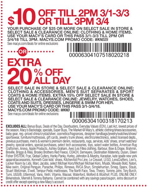 Macy's Coupons Online Promo Codes | semashow.com