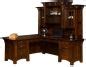 Dresden L-Shaped Desk with Hutch - Countryside Amish Furniture