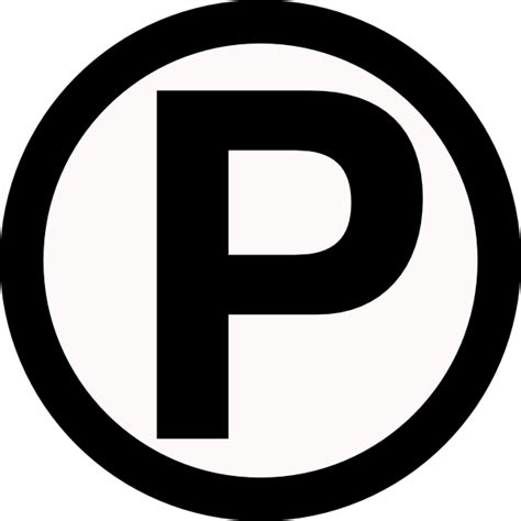 Parking symbol PNG