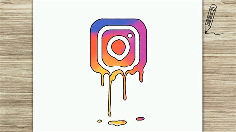 How to Draw an INSTAGRAM Logo, Easy Drawings - YouTube