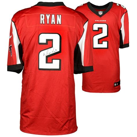 Matt Ryan Atlanta Falcons Autographed Nike Red Elite Jersey