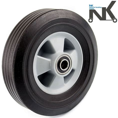 NK Semi Pneumatic Flat Free Hand Truck Wheel -WSPEN8 | Truck wheels, Hand trucks, Trucks