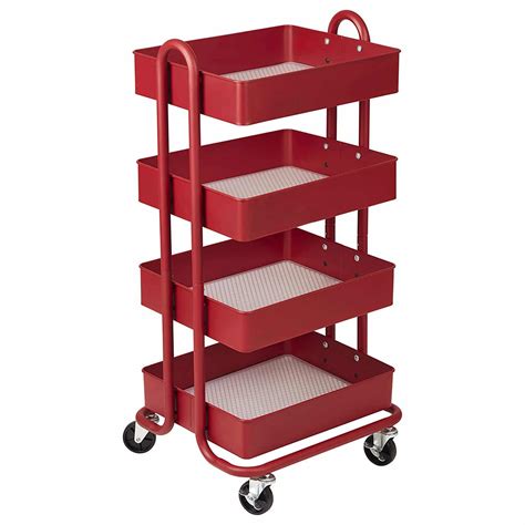 DEAL ALERT: LOVE THIS 4-Tier Metal Rolling Utility Cart 25% off! | Hip Homeschool Moms