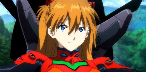 Download free Confident Asuka On Mech Evangelion Wallpaper - MrWallpaper.com