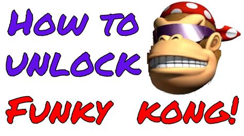 Mario Kart Wii - How to Unlock Funky Kong - YouTube