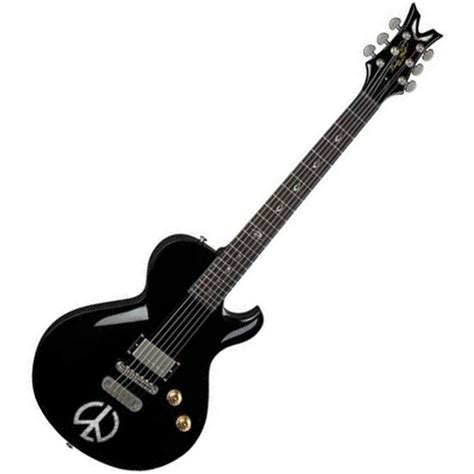 DISC Dean Leslie West Peace Electric Guitar, Black at Gear4music