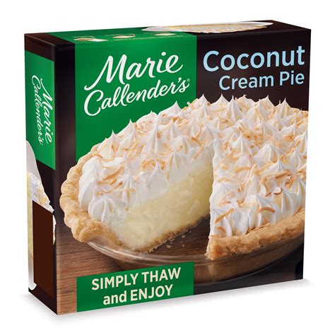 Marie Callender's Coconut Cream Pie Frozen Dessert, 30.3 Ounce - Walmart.com - Walmart.com