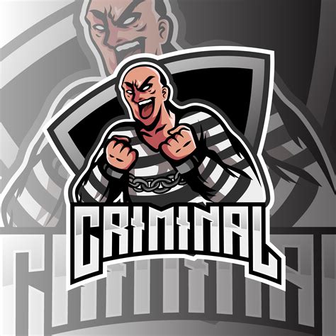 Criminal Logo Design for Esport 8214054 Vector Art at Vecteezy