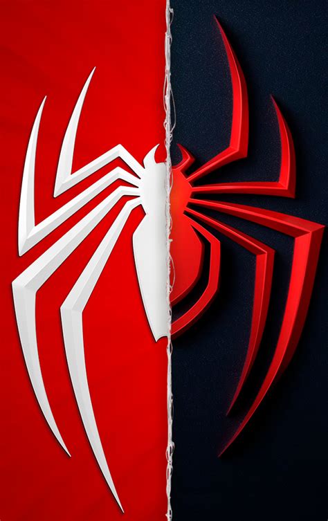 840x1336 Resolution Marvel's Spider-Man Miles Morales Logo 840x1336 Resolution Wallpaper ...